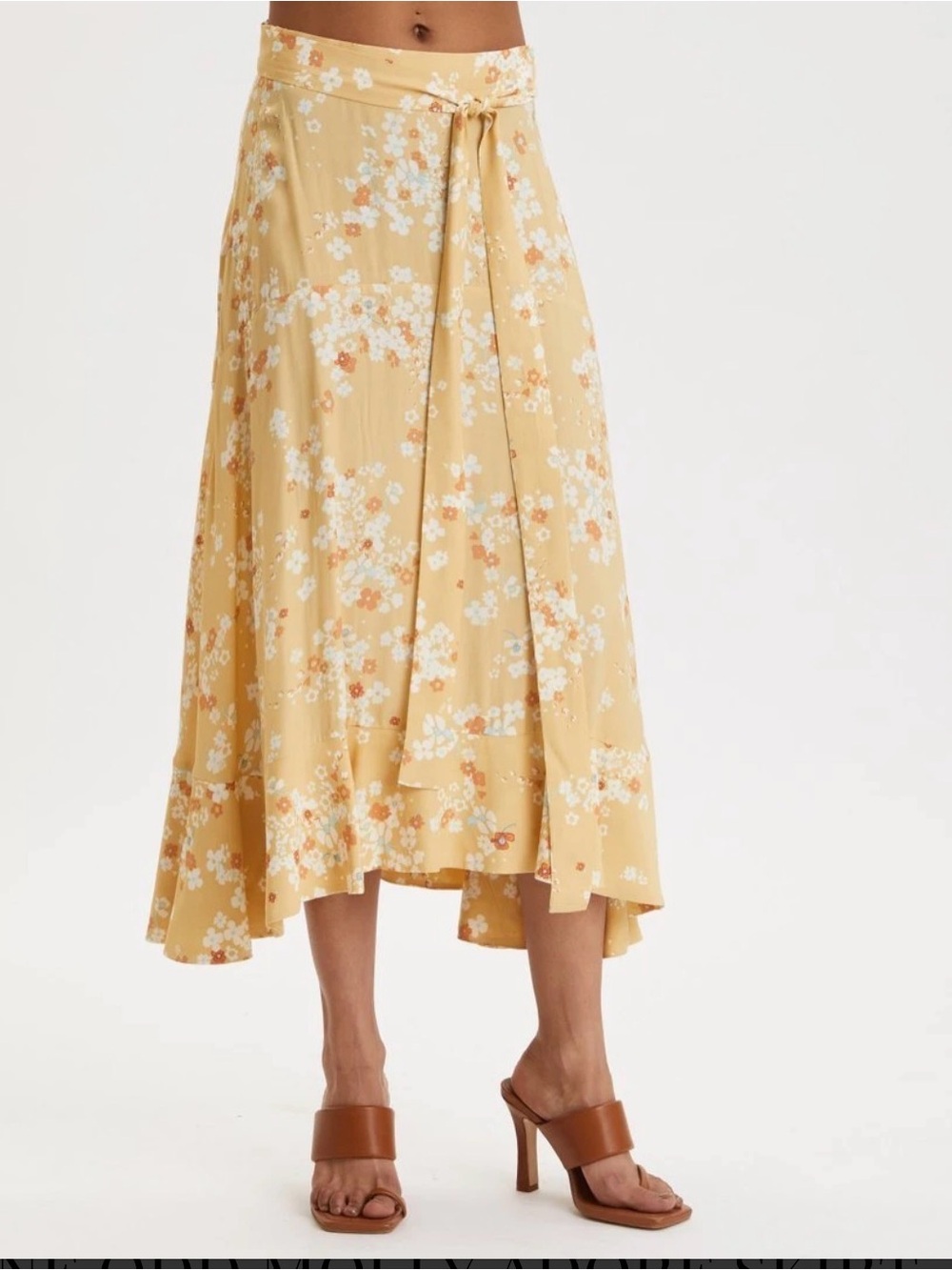 ODD MOLLY Adore skirt in Lemon Ice 2